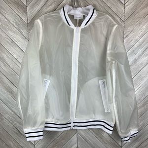 NWOT Clear K/Lab Large Jacket